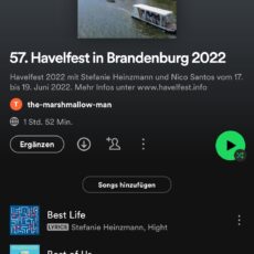 Spotify Playlist zum 57. Havelfest